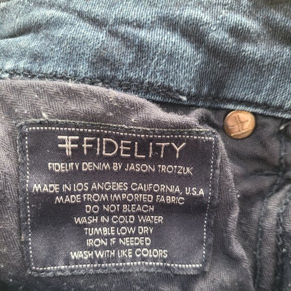 Fidelity SKINNY JEANS ACE THOMPSON SZ 26 - Picture 8 of 16